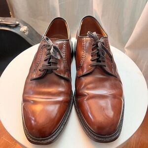 Derby Brown Leather Men's Oxfords